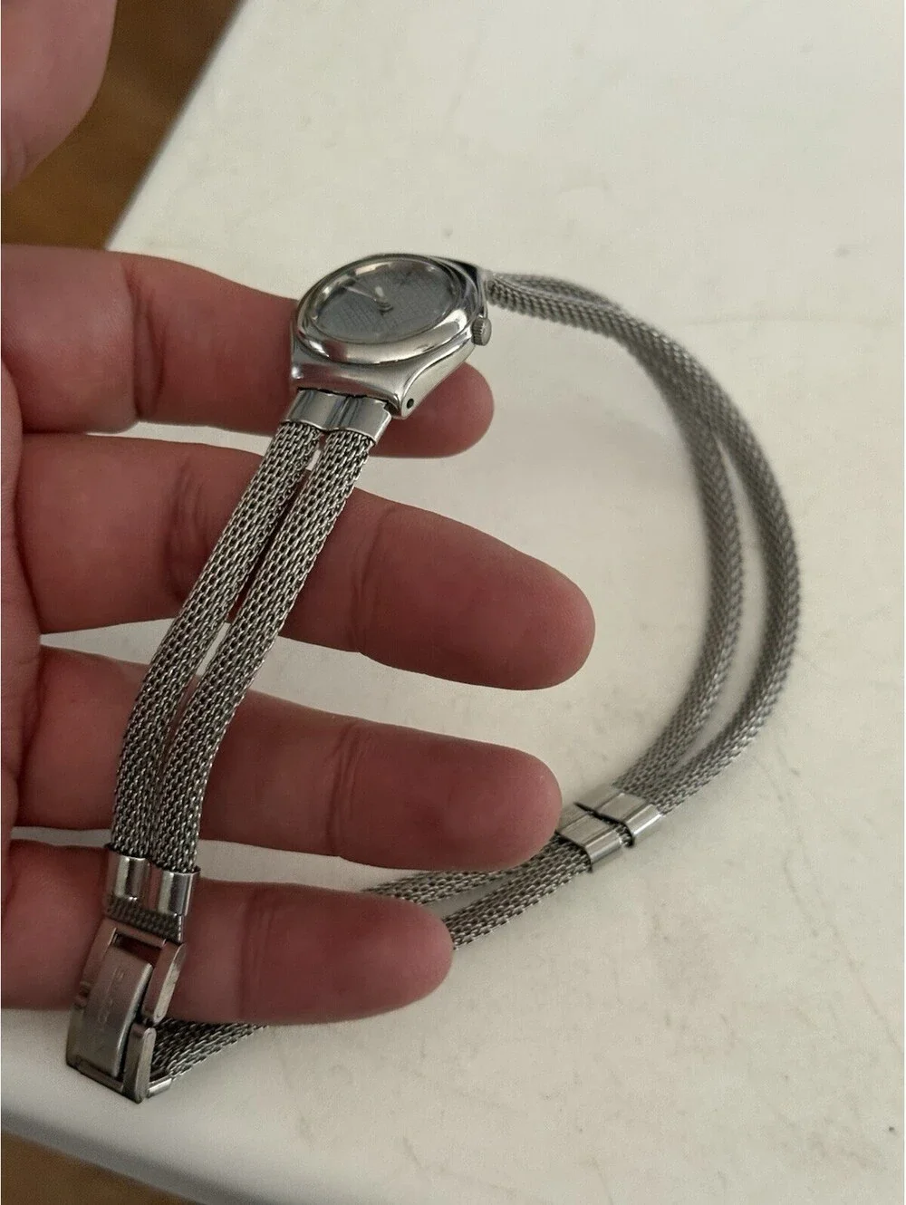 Swatch Quartz Watch Double Belt , Good Condition , Needs Battery